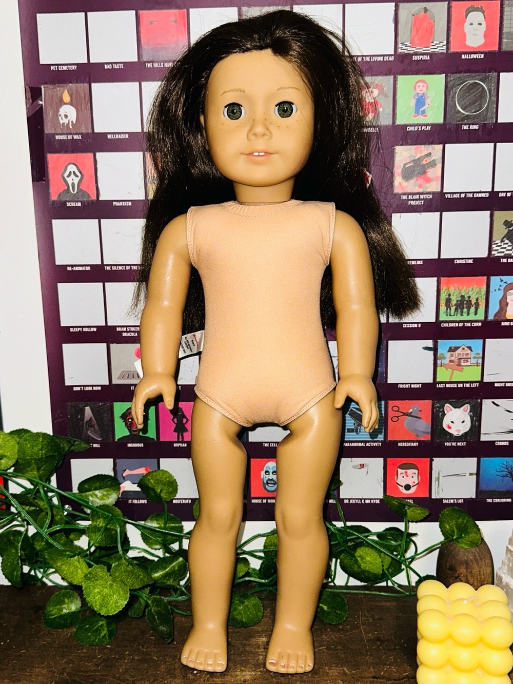 American Girl Just Like You Doll Hazel Eyes Brown Hair Freckles